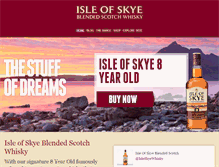 Tablet Screenshot of isleofskyewhisky.com